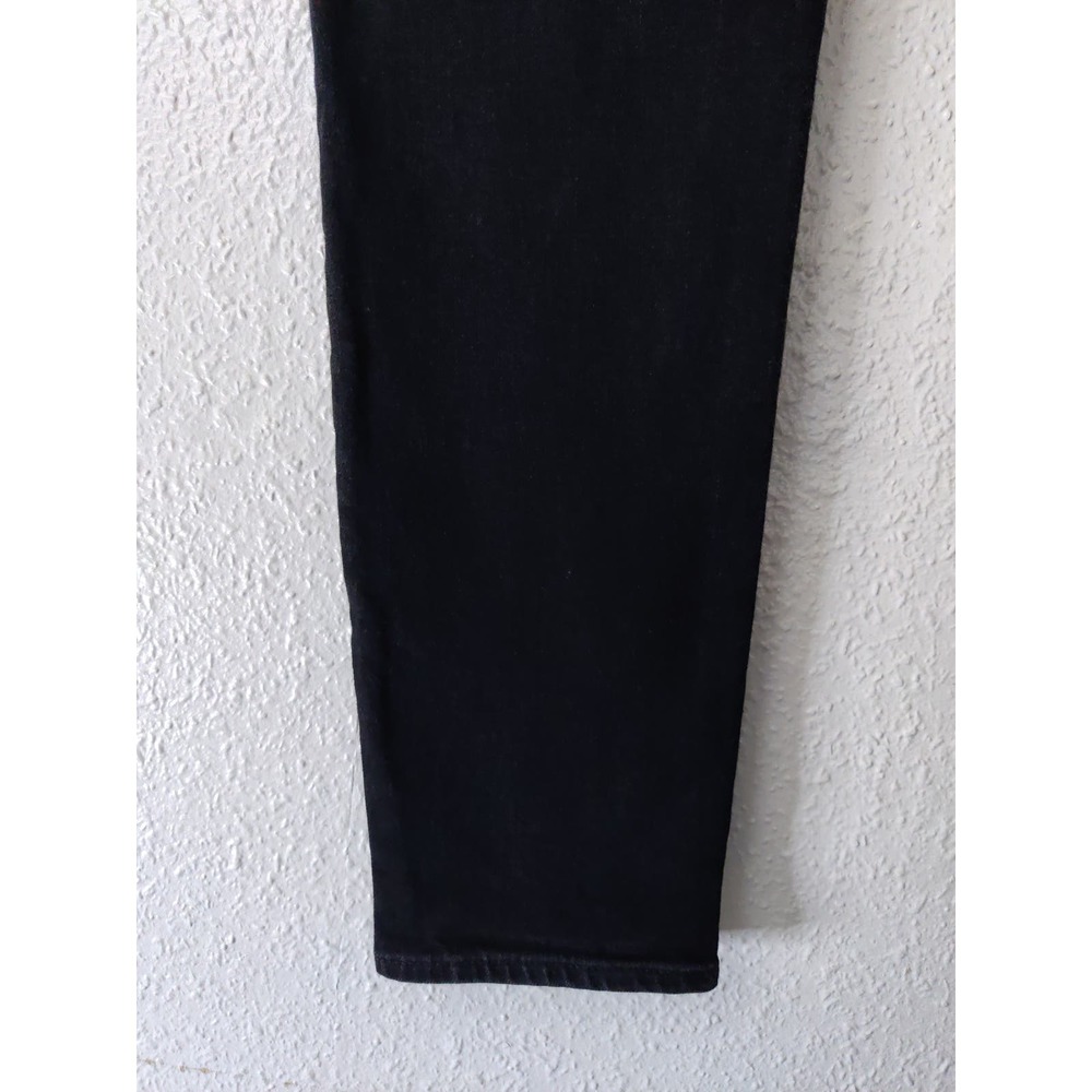 3/$20 Madewell Black Cotton Blend Mid Rise Skinny Jeans 27 - Picture 4 of 8